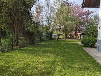 Garten der erfolgreich verkauften Immobilie Frankfurt Rhein-Main